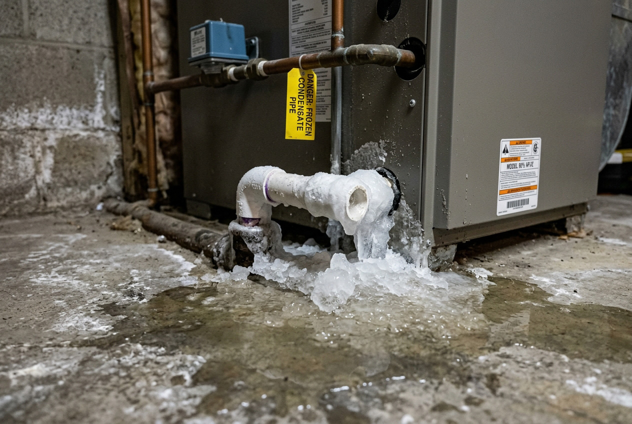 16 frozen condensate drain