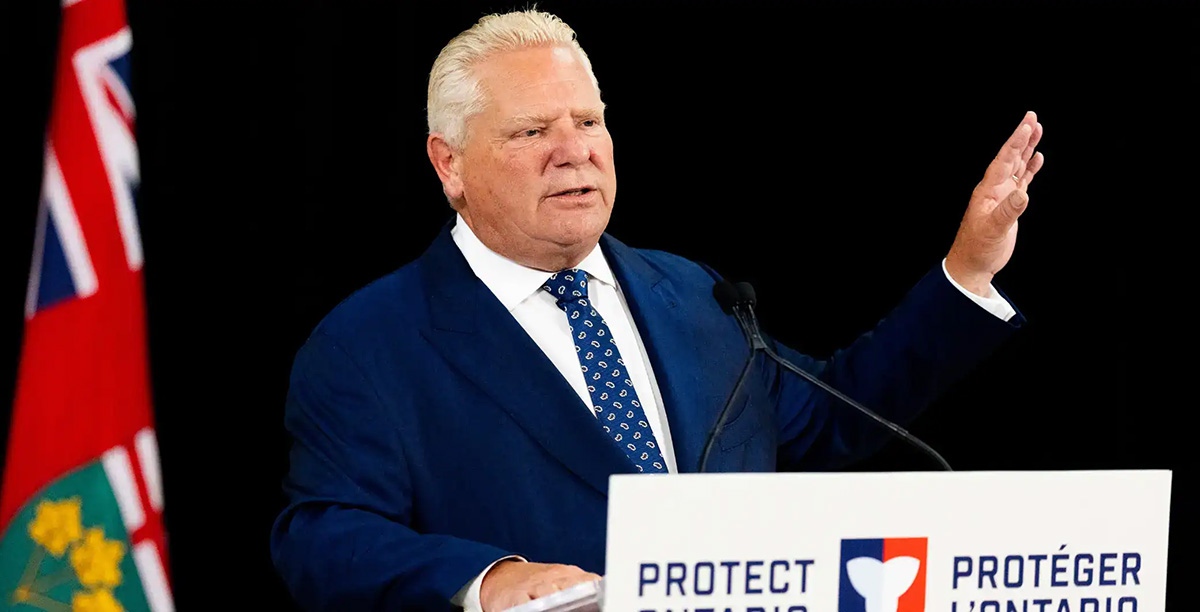 Ontario Premier Doug Ford speaks in Hamilton.2